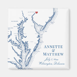 Wilmington Delaware huwelijksgunst Magneet