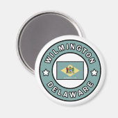 Wilmington Delaware Magneet (Voorkant / Achterkant)