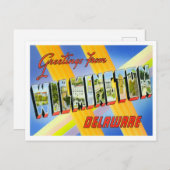 Wilmington, Delaware Vintage Big Letters Carte Pos (Devant / Derrière)