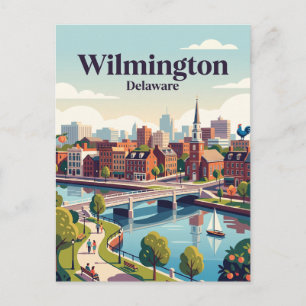 Wilmington, Delaware, VS Briefkaart