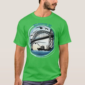 WILMINGTON NC CAPE FEAR MEMORIAL BRIDGE T-SHIRT
