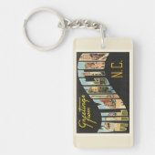 Wilmington North Carolina NC Old Briefkaart- Sleutelhanger (Voorkant)