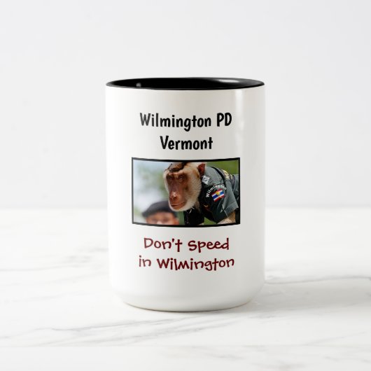 Wilmington PD Vermont: KoffieMok Tweekleurige Koffiemok (Center)