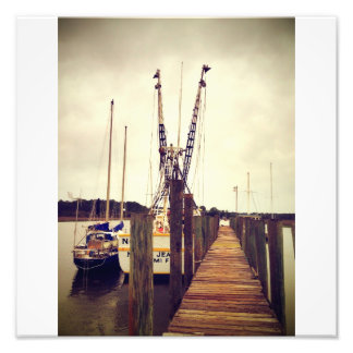 Wilmington Shrimp Boat Foto Afdruk