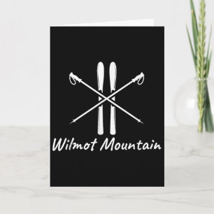 Wilmot Mountain Illinois Ski Skipolen Winter V Kaart