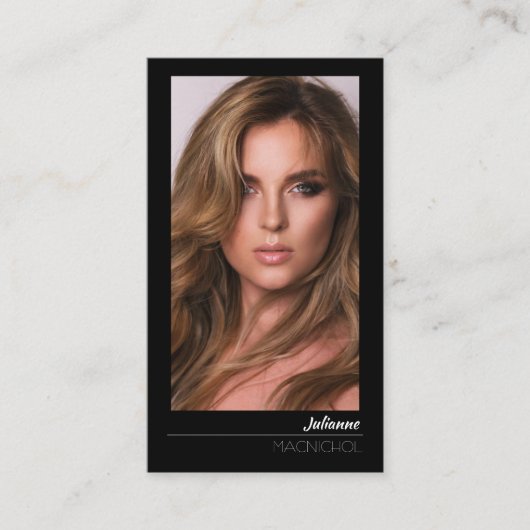 Wilshire Actor Model | Carte de visite professionn (Devant)