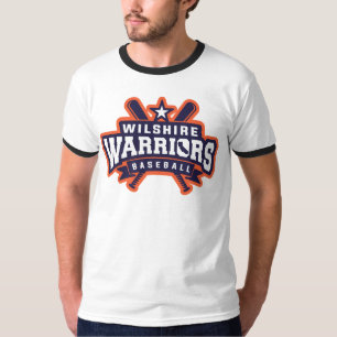 Wilshire Warriors Baseball League Logo T-shirt