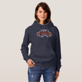 Wilshire Warriors Baseball League White Logo Hoodie (Voorkant volledig)