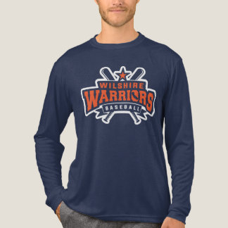 Wilshire Warriors Baseball League White Logo Tri-Blend Shirt
