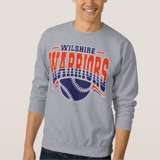 Wilshire Warriors Navy Baseball Logo Trui