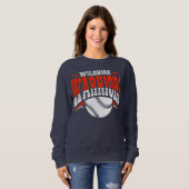 Wilshire Warriors White Baseball Logo Trui (Voorkant volledig)