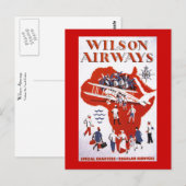 Wilson Airways ~ Africa Briefkaart (Voorkant / Achterkant)