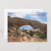 Wilson Arch, Utah Briefkaart (Voorkant / Achterkant)