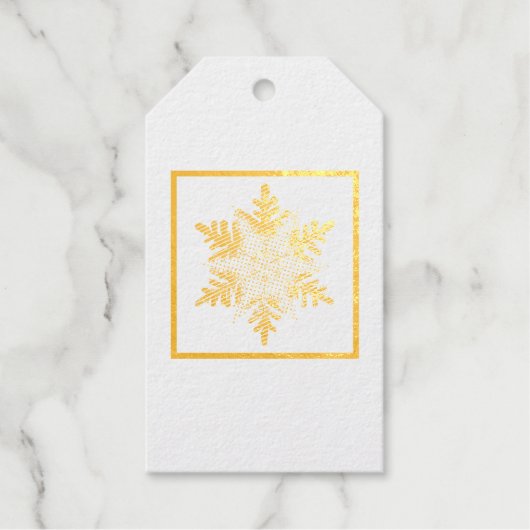 WILSON BENTLEY SNOWFLAKE GIFT LABEL (Voorkant)