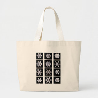 Wilson Bentley Snowflakes Grote Tote Bag