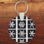 Wilson Bentley Snowflakes Sleutelhanger (Voorkant)