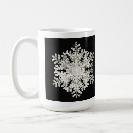 Wilson Bentley's 'Stellar Snowflake No. 586' Koffiemok (Links)