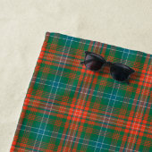 Wilson Clan Tartan Plaid Beach Serviette (En situation)