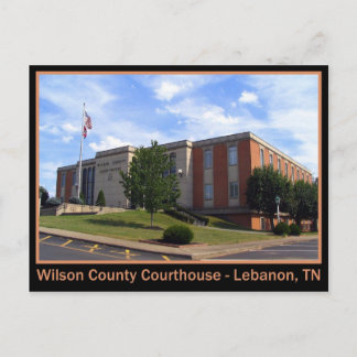 Wilson County Courthouse - Libanon, TN Briefkaart