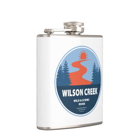 Wilson Creek Wild en Schilderachtig River North Ca Heupfles (Rechts)