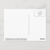 Wilson Dam - Alabama Briefkaart (Achterkant)