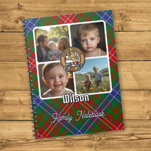 Wilson Familie Foto Collage Notitieboek