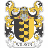 Wilson Family Crest Sticker (Voorkant)