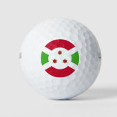 Wilson Golf Ball met de vlag van Burundi Golfballen (Voorkant)