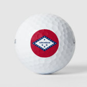 Wilson Golf Ball met vlag van Arkansas, Verenigde Golfballen (Voorkant)