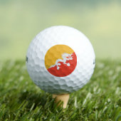 Wilson Golf Ball met vlag van Bhutan Golfballen (Insitu Shirt)