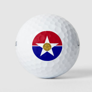 Wilson Golf Ball met vlag van Dallas Golfballen