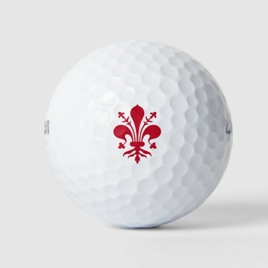 Wilson Golf Ball met vlag van Florence, Italië Golfballen (Voorkant)