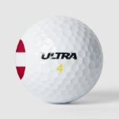 Wilson Golf Ball met vlag van Georgia, Verenigde S Golfballen (Logo)