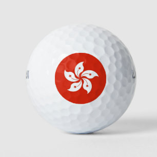 Wilson Golf Ball met vlag van Hong Kong Golfballen