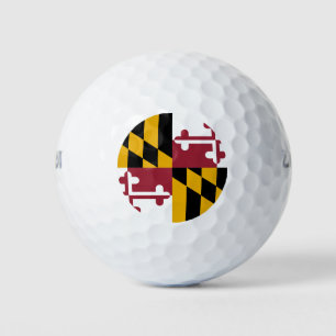 Wilson Golf Ball met vlag van Maryland, Verenigde  Golfballen