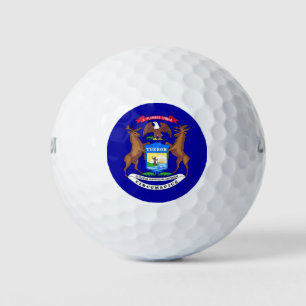 Wilson Golf Ball met vlag van Michigan, Verenigde Golfballen