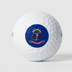 Wilson Golf Ball met vlag van North Dakota Golfballen