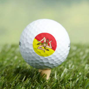 Wilson Golf Ball met vlag van Sicilië, Italië Golfballen