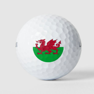 Wilson Golf Ball met vlag van Wales, Verenigd Koni Golfballen