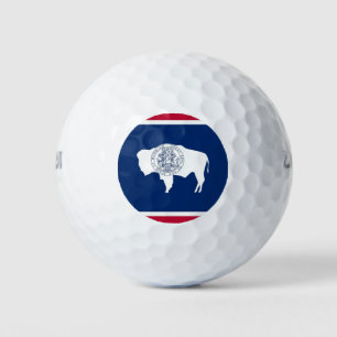 Wilson Golf Ball met vlag van Wyoming State Golfballen