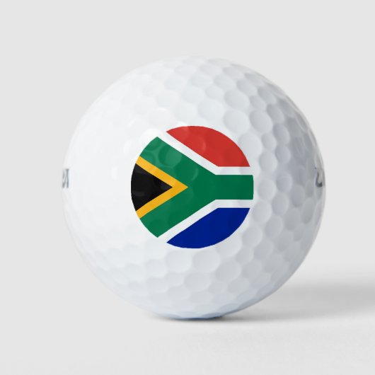 Wilson Golf Ball met vlag van Zuid-Afrika Golfballen (Voorkant)
