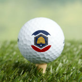 Wilson Golf Ball with flag of Utah, USA Golfballen (Insitu Shirt)