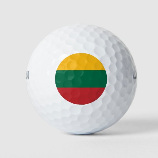 Wilson golfbal met vlag van Litouwen Golfballen (Voorkant)