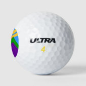 Wilson golfbal met vlag van Manitou Springs Golfballen (Logo)