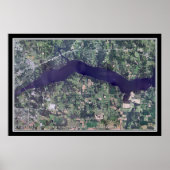 Wilson Lake Alabama Satellite Poster Map (Voorkant)