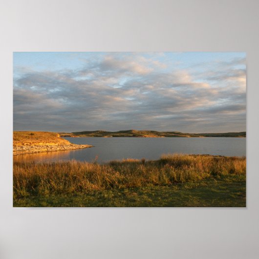 Wilson Lake, Landschap Kansas Poster (Voorkant)