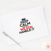 WILSON OVALE STICKER (Envelop)
