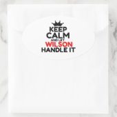 WILSON OVALE STICKER (Tas)