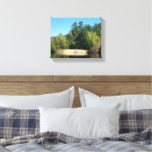 Wilson Pond Island Canvas Afdruk (Insitu (Slaapkamer))