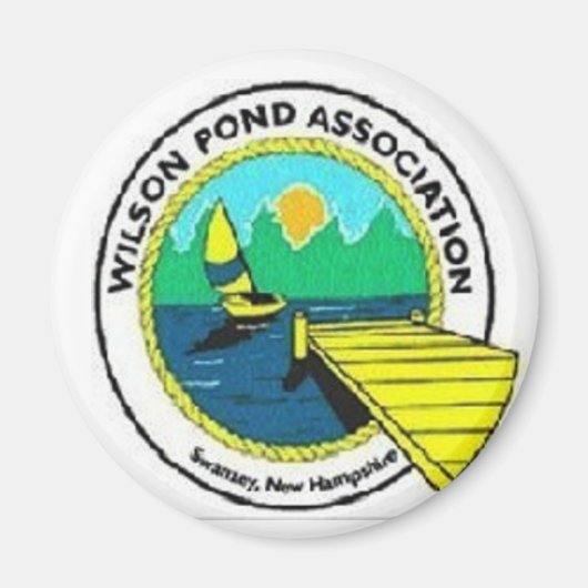 Wilson Pond Logo Magnet Magneet (Voorkant)